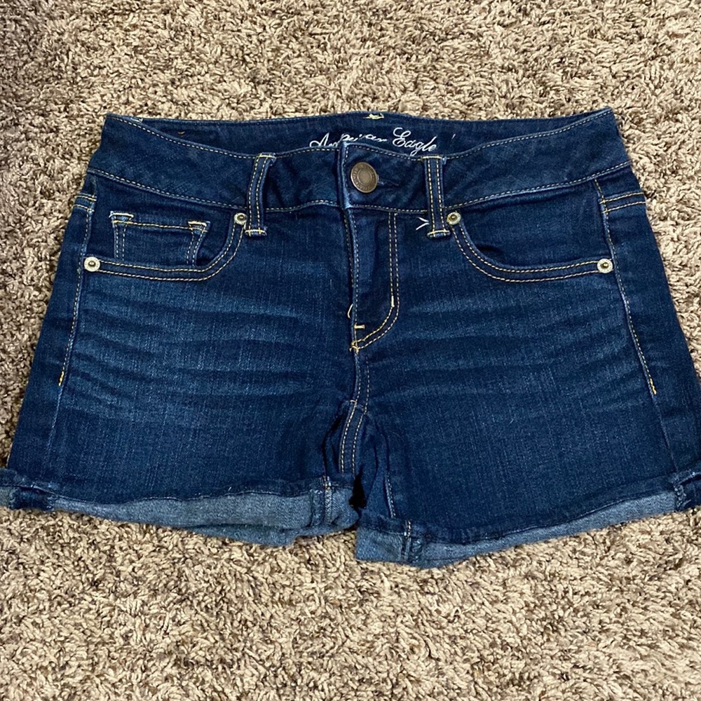 American Eagle denim shorts, size 2